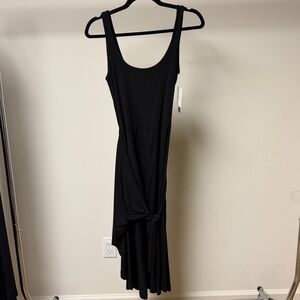 Beyond yoga intrigue midi dress black